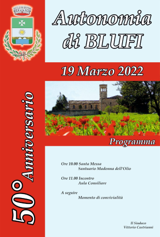 50° anniversario dell'Autonomia di Blufi